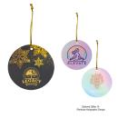 GlitzCircle Full-Color Acrylic Ornament