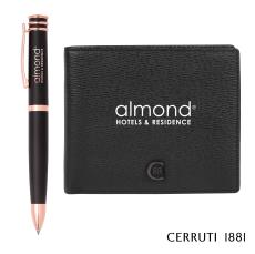 Cerruti 1881&reg; Bond Card Wallet & Austin Ballpoint Pen Set - Gift Sets