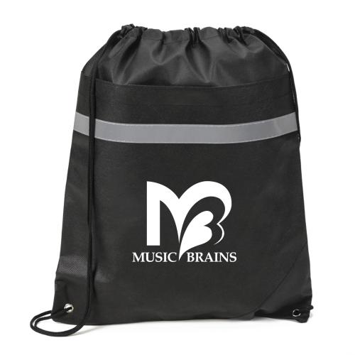 Bags - Drawstring Bags - ReflectaGrip Adventure Cinch Bag