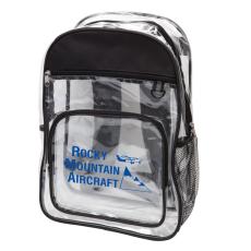 ClearView Screen Print Travel Backpack - Bags