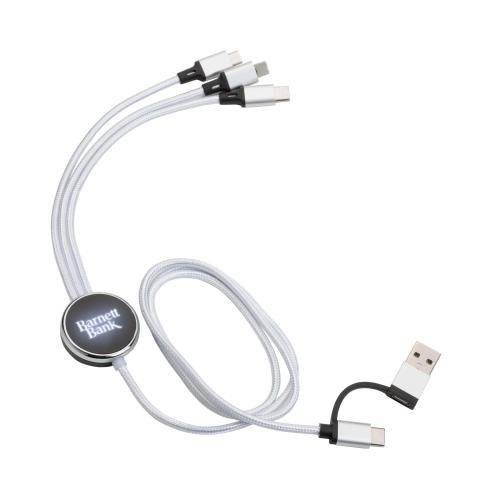 Technology - Charging Cables - GlowConnect 3-in-1 Engraved Charge Cable