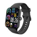 VibeSync Black Bluetooth Smartwatch
