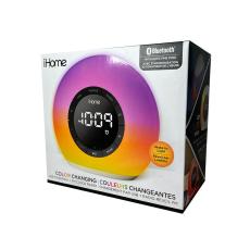IHome Sunrise Alarm Clock Radio with Bluetooth Speaker and Color Changing Lamp - Home & Kitchen