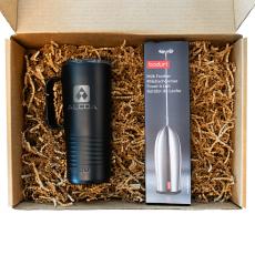 BrewMaster Black Travel Mug Set - Home & Kitchen