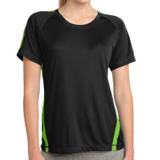 Sport-Tek&reg; Ladies' Colorblock PosiCharge&reg; Competitor&trade; Tee - Awards and Gifts