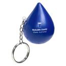 RippleEase Blue Stress Keychain