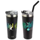 NAYAD&reg; Trouper 22 oz Stainless Double-wall Tumbler with Straw