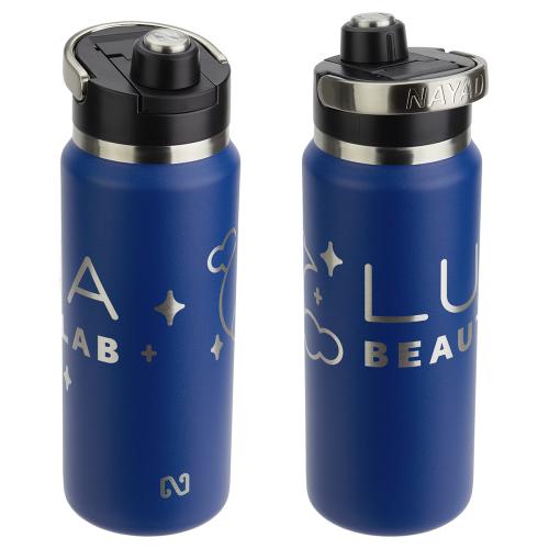 Drinkware - Metal Bottles - NAYAD® Traveler 26 oz Stainless Double-wall Bottle with Twist-Top Spout