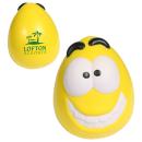Happy WobbleBuddy Stress Reliever - Yellow