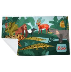 Silk Touch Beach Blanket/Towel 35" x 60" 400GSM Poly/Cotton - Full Color - Home & Kitchen