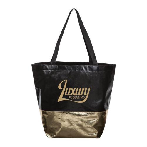 Bags - Tote Bags - ShimmerFold Luxe Tote - Bold Metallic Style