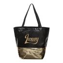 ShimmerFold Luxe Tote - Bold Metallic Style