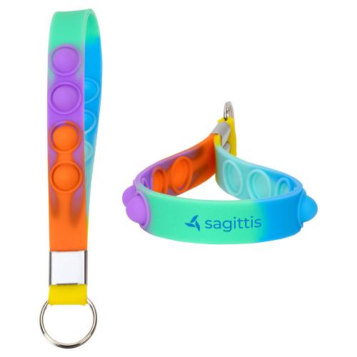 Auto & Tools - Keychains - Push Pop Stress Reliever Keychain