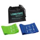 Dynamic Duo Fitness Band Set - Blue & Green