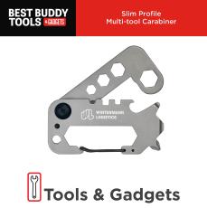 Best Buddy Tools® Slim Profile Multi-Tool Carabiner - Multi-Tools