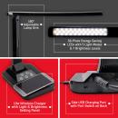 Limelight Desk Lamp with Wireless Charger