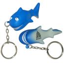 ChompEase Shark Blue Stress Keychain