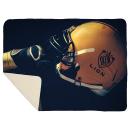 Micro-Mink Sherpa Plush Blanket 60" x 80" 430GSM - Full Color