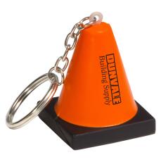 Construction Cone Stress Reliever Key Chain - New Additions