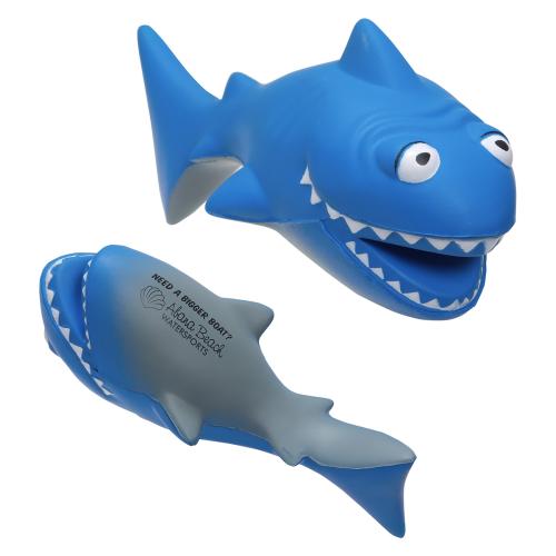 Toys & Novelties - Stress Relievers - Animals - SharkZen Blue Stress Buddy - Pad Print