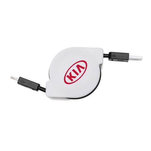 Technology - Charging Cables - FlexiCharge Duo Retractable Cable - Black