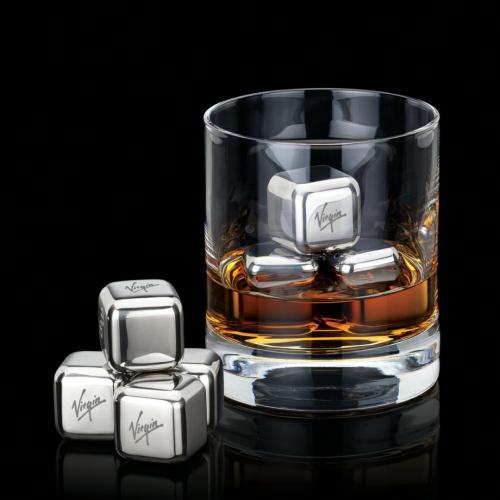 Drinkware - Barware - Gift Sets - Swiss Force® S/S Ice Cube Set of 4