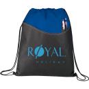 EcoStream Pocket Drawstring Bag - Green/Royal