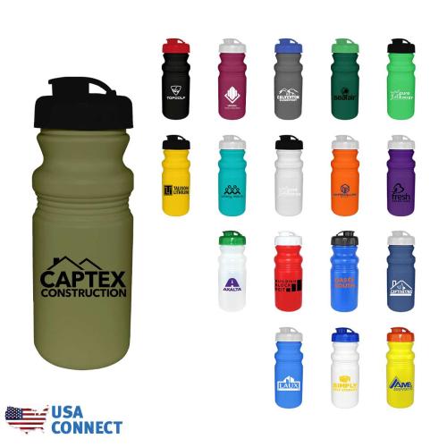 Drinkware - Made in the USA - CycleSip 20oz Flip Cap Bottle