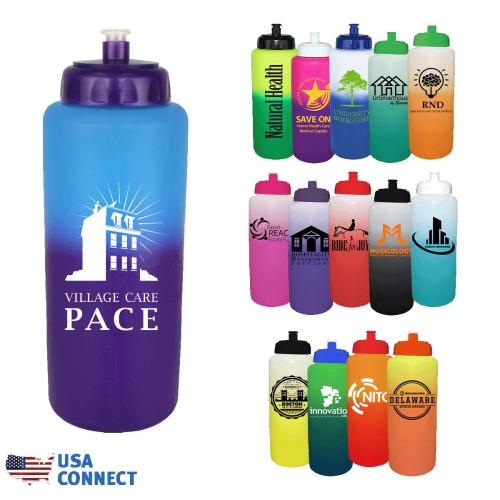 Drinkware - Color Changing - ColorShift Grip 32oz Chill Bottle