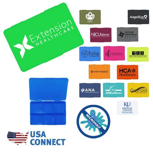 Occasions - Breast Cancer Awareness - MicroHalt™ Pill Box - USA Connect