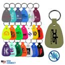 MicroHalt&trade; Western Saddle Key Tag - USA Connect