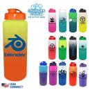 Mood&trade; 32 oz. Sports Bottle with Flip Top Cap - USA Connect