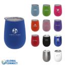 Halcyon&reg; 12 oz. Wine Glass with Lid, Global Connect - Laser Standard