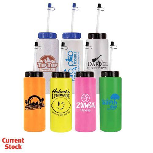 Drinkware - Made in the USA - FlexSip 32oz BPA-Free Sports Bottle
