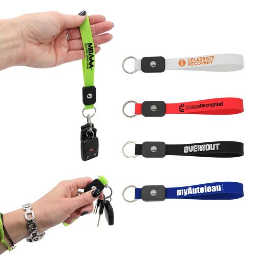 Technology - Phone Stands - Silicone FidgetEase Wristlet Keychain