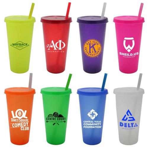 Drinkware - Made in the USA - ChillSip 26oz Tumbler with Lid & Straw