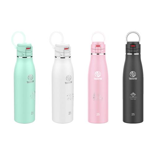 Drinkware - Metal Bottles - Takeya® 25 oz. Traveler, Laser, Standard