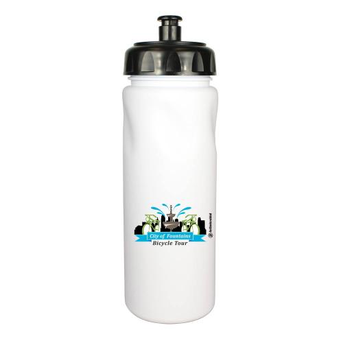 Drinkware - Sports Bottles - MicroHalt™ 24 oz. Cycle Bottle with Push 'n Pull Cap, Full Color Digital