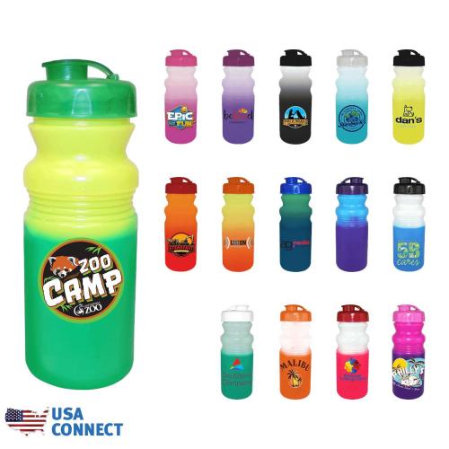 Drinkware - Sports Bottles - ChillShift 20oz Color-Change Cycle Bottle