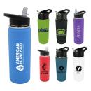 Halcyon&reg; 20 oz. Sports Bottle with Flip Straw Lid