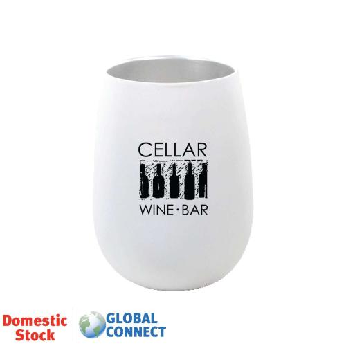Drinkware - Tumblers - Halcyon&reg; 12 oz. Stainless Steel Wine Glass
