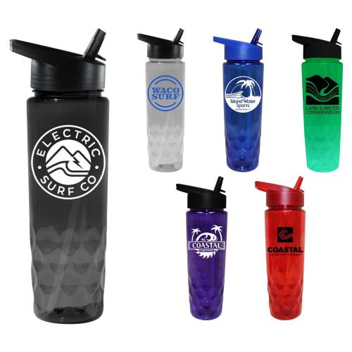 Drinkware - Sports Bottles - OceanBound Echo 24oz Recycled Straw Bottle