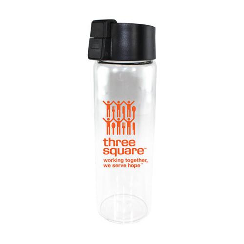 Drinkware - Glass Bottles - GlassGuard Flip Lid 20 oz. Clarity Bottle