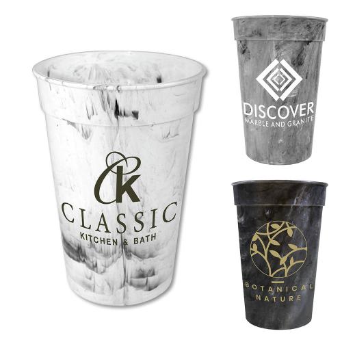 Drinkware - Made in the USA - Marbella 17oz Luxe Stadium Cup
