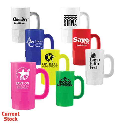 Drinkware - Made in the USA - CheersMate 14oz Plastic Beer Stein