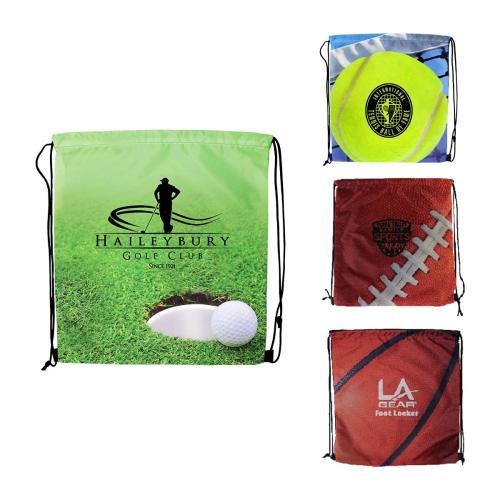 Bags - Backpacks - PolyFlex AeroDraw Black Sports Backpack