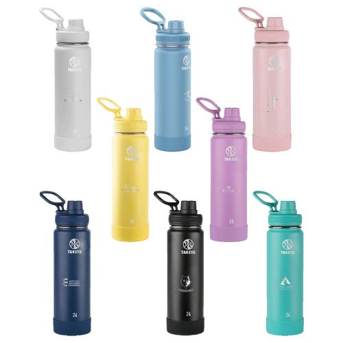 Drinkware - Metal Bottles - Takeya® 24 oz. Actives with Spout Lid, Laser, Standard