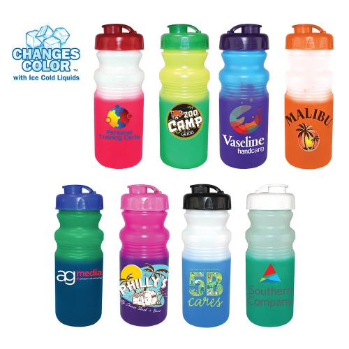 Drinkware - Sports Bottles - Mood™ 20 oz. Cycle Bottle with Flip Top Cap, Full Color Digital Direct