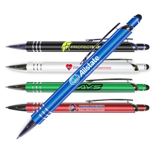 Pens & Writing - Metal Pens - Halcyon® Vortex Metal Pen/Stylus, Full Color Digital