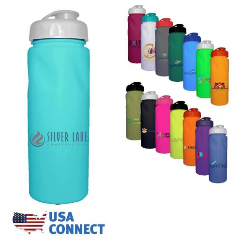 Drinkware - Sports Bottles - CycluGrip 24 Oz. Flip Top Bottle